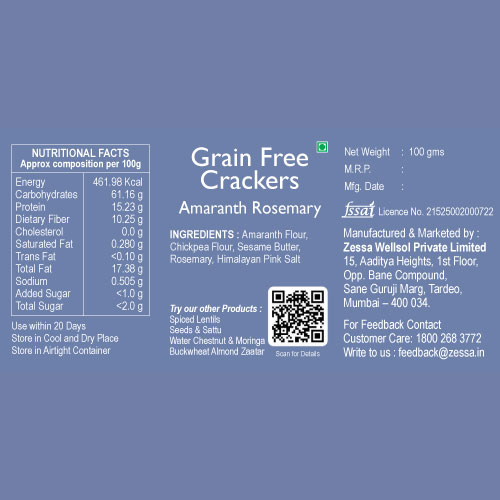 Image20251009141251 Grain Free Crackers – Amaranth & Rosemary