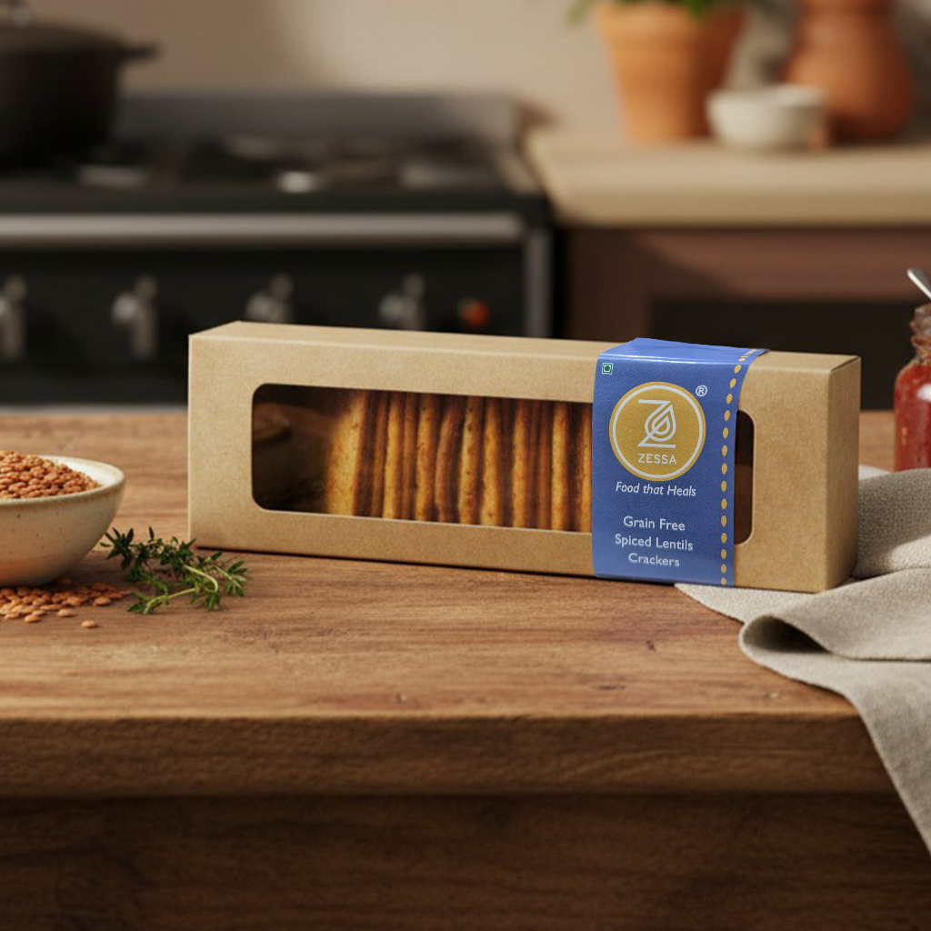 Image20251015144435front Grain Free Crackers - Spicy Mix Lentil