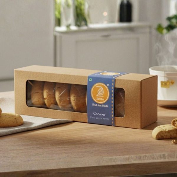 Zesty Lemon Vanilla Plant Based Cookies | Vegan Cookies